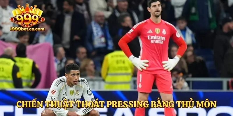 Chiến thuật thoát pressing bằng cách sử dụng thủ môn
