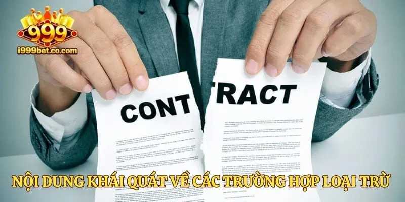 Nội dung khái quát về các trường hợp loại trừ nghĩa vụ