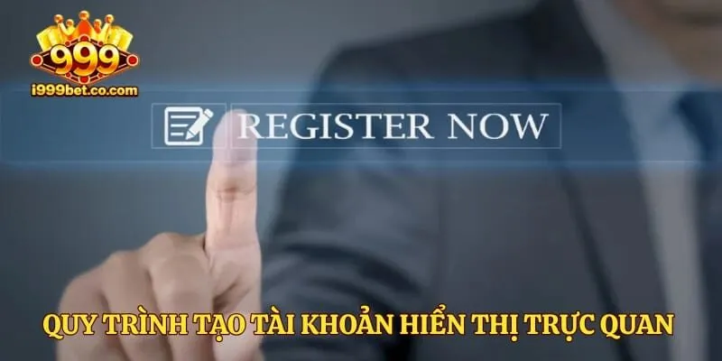 Quy trình tạo tài khoản hiển thị cực kỳ trực quan hiện đại